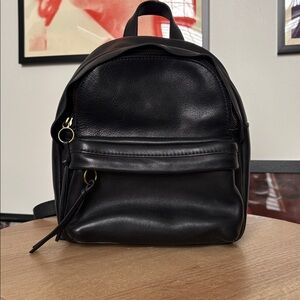 Madewell mini leather backpack purse